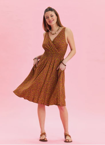 V Neck Robe Olive Authentic Dress 4516